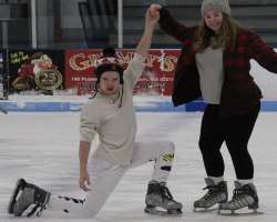 He is also an excellent ice skater.